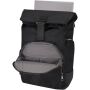 Rhine GRS gerecycled 38,1 cm rolltop rugzak 18 l - Zwart