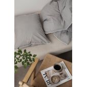 VINGA Marston OCS biologisch katoenen beddengoedset, 4 stuks, grijs