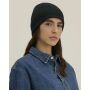 Fielder - Jersey knit beanie met een zacht interior - Black (OS)