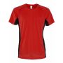 SP Air sportshirt, 140 gr/m² - Rood/Zwart