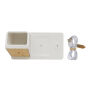 Ontario RCS gerecycled plastic & bamboe 15W 3 in 1 lader, wit