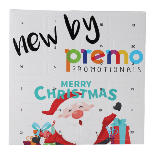 Adventskalender vierkant met 24 Zwitserse Sarotti Napolitains