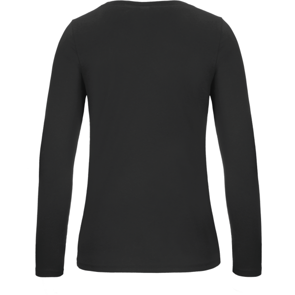 #E150 Ladies' T-shirt long sleeves Black 3XL #E150 Ladies' T-shirt long sleeves Black 3XL