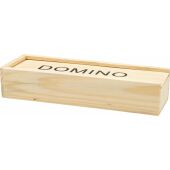 Domino-spel Enid | Gerecycled hout bruin
