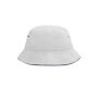 Fisherman Piping Hat for Kids white/navy Fisherman Piping Hat for Kids white/navy