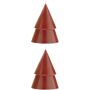 Originalhome kerstboomkaars set van 2 - M - Rood
