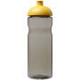 H2O Active® Eco Base 650 ml sportfles met koepeldeksel - Charcoal/Geel