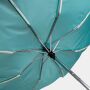 Stormvaste, automatisch te openen- en sluiten, uit 3 secties bestaande opvouwbare paraplu BORA turquoise