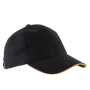 Orlando - 6 panel cap Black / Yellow One Size Orlando - 6 panel cap Black / Yellow One Size