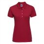 RUS Ladies Fitted Stretch Polo, Classic Red, XXL