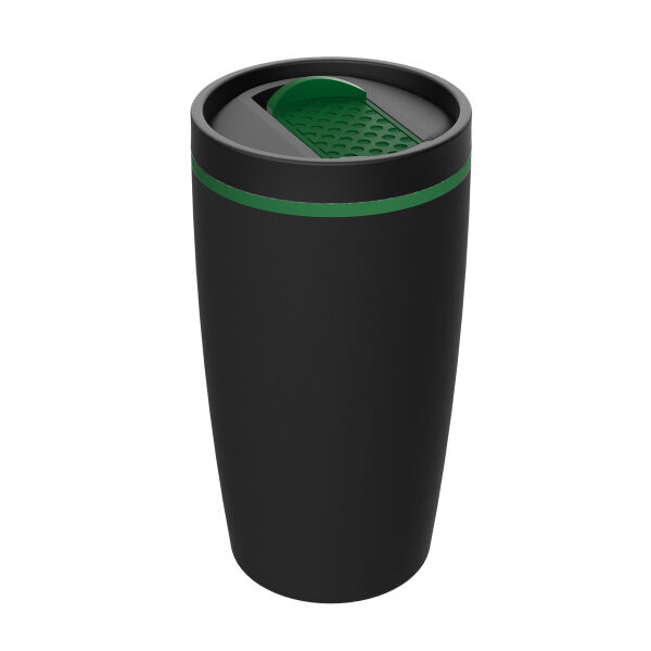 Thermo mug RETUMBLER-METZ - green, black Thermo mug RETUMBLER-METZ - green, black