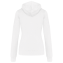 Damessweater met capuchon in contrasterende kleur White / Fine Grey S