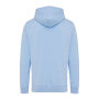 Iqoniq Rila lichtgewicht gerecycled katoen hoodie, sky blue (M)