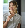 Ladies Luxury Stretch Polo - Cement - S