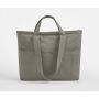 DUAL HANDLE CARGO POCKET TOTE, MUSHROOM, One size, WESTFORD MILL