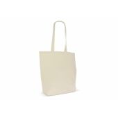 Bag organic cotton natural long 270g/m² 42x12x43 cm - Ecru