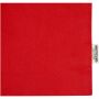 Madras draagtas van 140 g/m² GRS gerecycled katoen met 12L - Rood