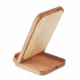 WIRESTAND - Draadloze bamboe oplaadstation - Hout