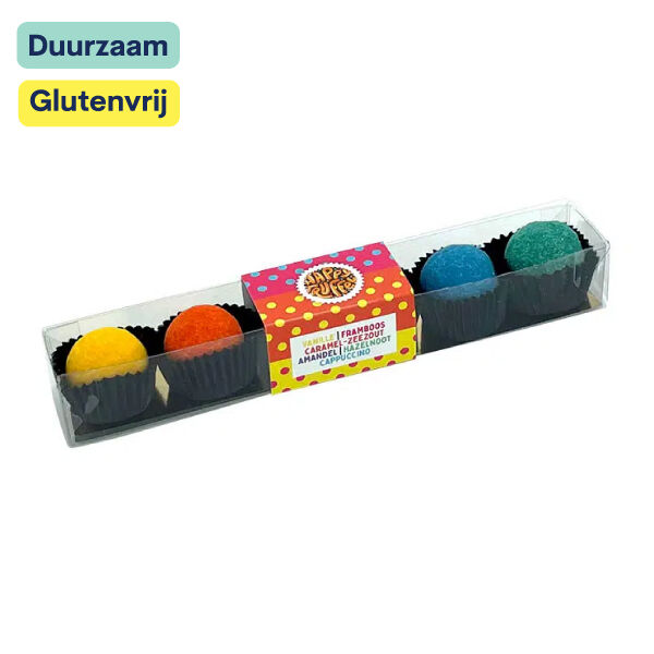 Happy Truffel | Chocoladetruffels ? Mix (6 stuks)