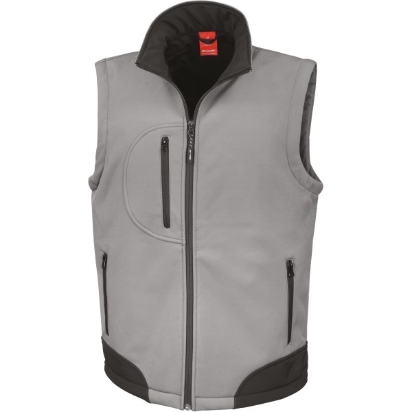 Softshell Bodywarmer Workguard Grey S Softshell Bodywarmer Workguard Grey S