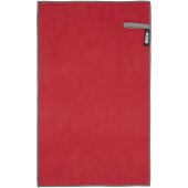 Pieter GRS ultralichte en sneldrogende handdoek 30 x 50 cm - Rood