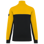 Ecologische uniseks sweater met ritskraag Black / Yellow 3XL Ecologische uniseks sweater met ritskraag Black / Yellow 3XL