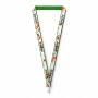 Polyester keycord met gesublimeerde satijnen overlay