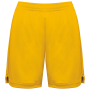 Basketbalshort voor dames Sporty Yellow XS