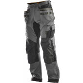 *2164 Stretch trousers hp do.grijs/zwa D120