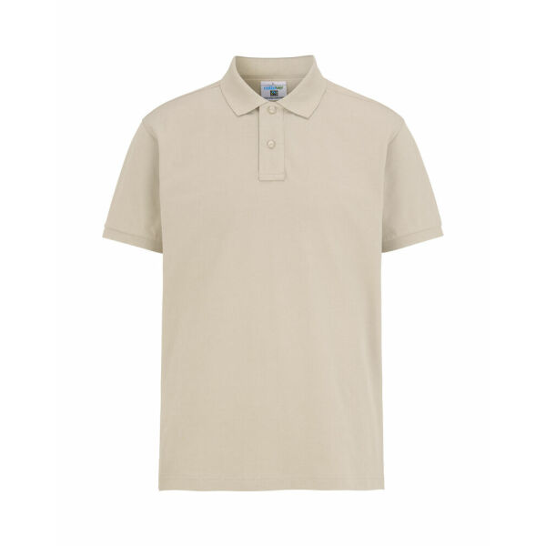 Cottover Gots Pique Man Dk Sand 4XL Cottover Gots Pique Man Dk Sand 4XL