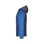 Men's Knitted Hybrid Jacket royal-melange/anthracite-melange S
