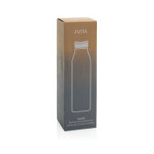 Avira Alok RCS recycled staal 360 waterfles 600ML, zwart