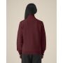 Trailer 2.0 - Het unisex sweatshirt met rits en opstaande kraag - Burgundy (5XL)