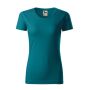 T-shirt women's Native (GOTS) petrol M