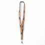 Zeefdruk lanyard van kurk en polyester