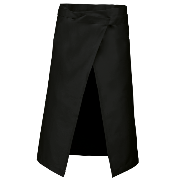 Polykatoen lang schort Black One Size Polykatoen lang schort Black One Size