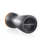 AdHoc Twin zout- en pepermolen set, zwart, wit