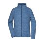 Ladies' Fleece Jacket blue-melange/navy XL