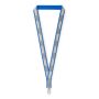 Polyester keycord met reflecterende overlay Polyester keycord met reflecterende overlay