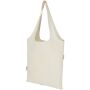 Madras Blend 140 g/m² GRS-gecertificeerde, gerecyclede, opvouwbare katoenen draagtas, 7 liter - Natuur Madras Blend 140 g/m² GRS-gecertificeerde, gerecyclede, opvouwbare katoenen draagtas, 7 liter - Natuur