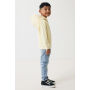 IQONIQ Yengo kids recycled katoen hoodie met steekzakken, cream yellow (910)