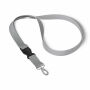 Afneembare polyester lanyard in Pantone-kleur met zeefdruk en ovale haak Afneembare polyester lanyard in Pantone-kleur met zeefdruk en ovale haak
