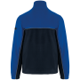 Tweekleurig ecologisch uniseks fleecevest Navy / Royal Blue 5XL