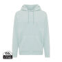 Iqoniq Trivor gerecycled polyester fleece hoodie, iceberg green (XXL)