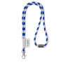 Polyester 2-kleurige koord-lanyard met full color label