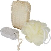 Harmony 3 delige badaccessoiresset - Naturel