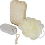 Harmony 3-piece bath accessories set - Natural