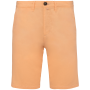 Ecologische chinobermuda heren Pastel Apricot 36 FR