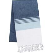 striped denim/sky blue