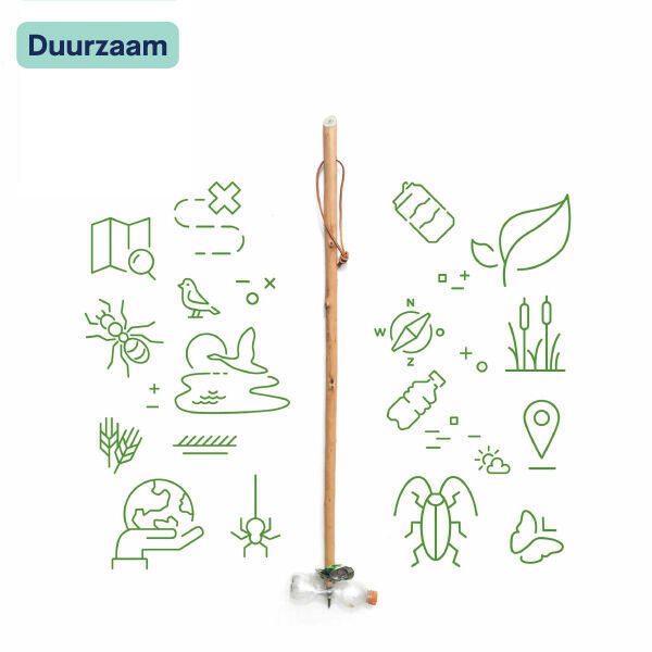 Cleanwalk Wandelstok I Prikstok 130 CM